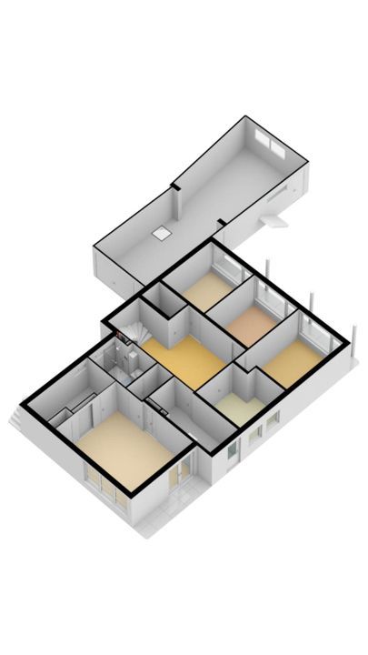 Glipper Dreef 188, Heemstede plattegrond-