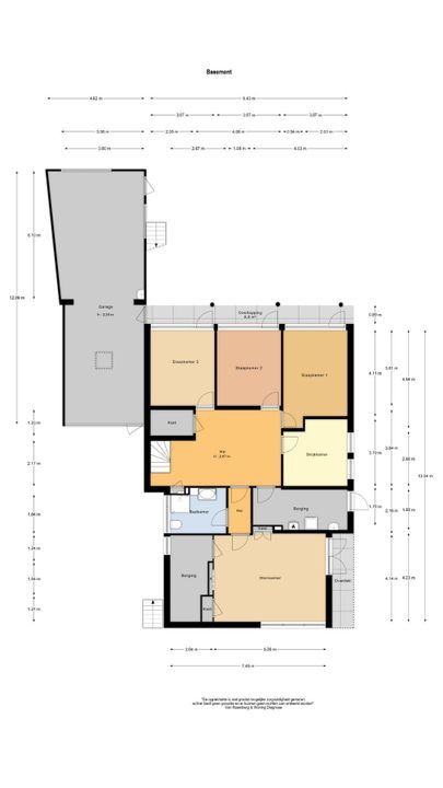 Glipper Dreef 188, Heemstede plattegrond-