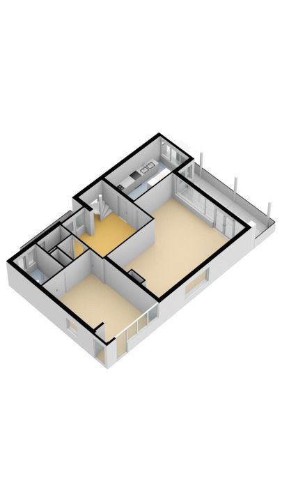 Glipper Dreef 188, Heemstede plattegrond-