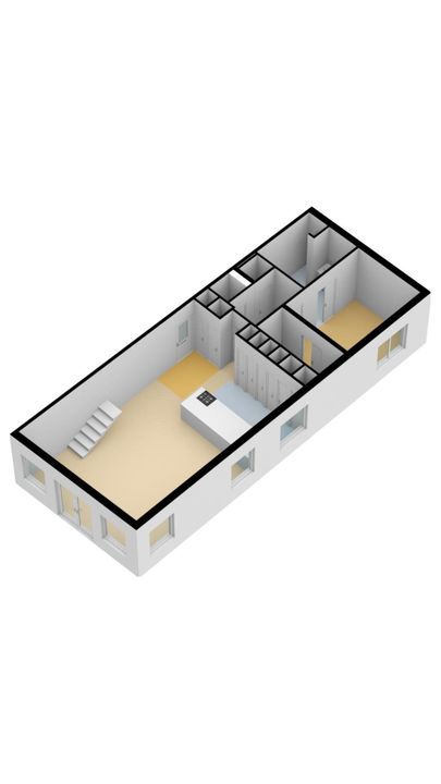 Spaarne 84 A, Haarlem plattegrond-