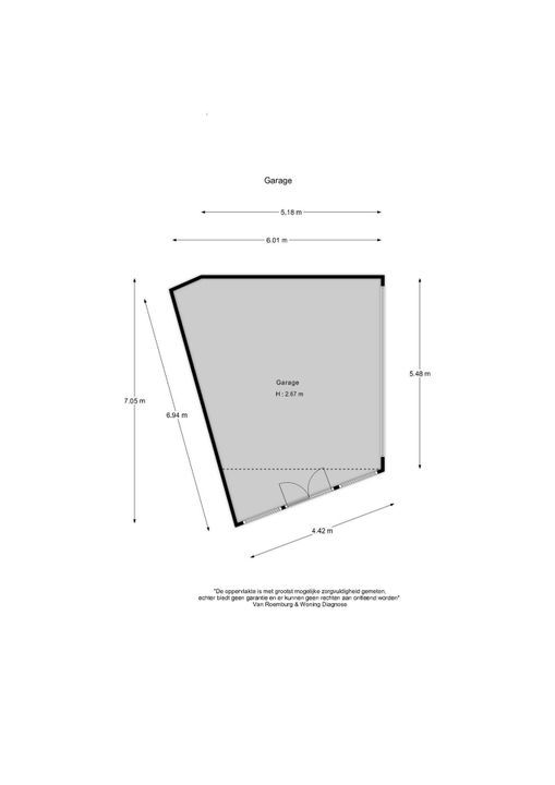 Spaarne 84 A, Haarlem plattegrond-