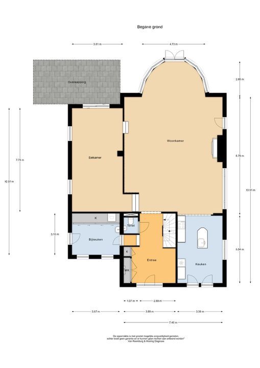 Boezelgracht 15, Volendam plattegrond-