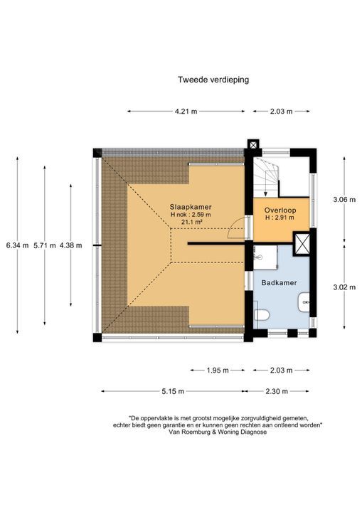 Kleine Sparrenlaan 1, Bennebroek plattegrond-
