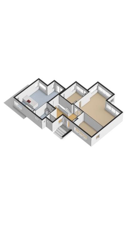 Kleine Sparrenlaan 1, Bennebroek plattegrond-