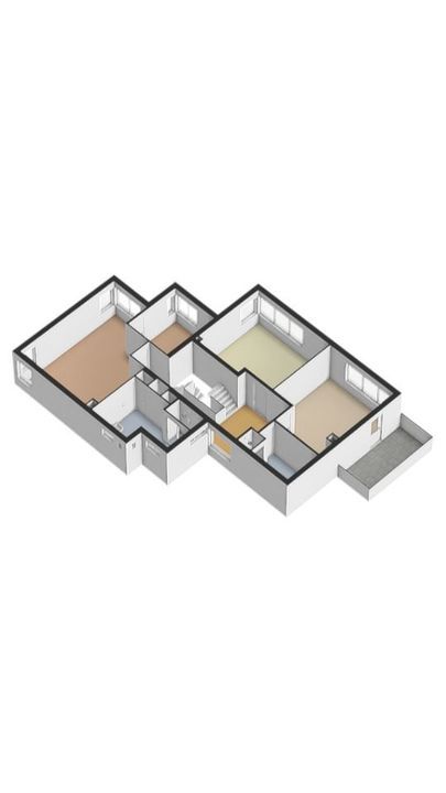 Kleine Sparrenlaan 1, Bennebroek plattegrond-