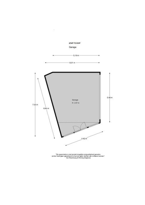 Spaarne 84 A, Haarlem plattegrond-