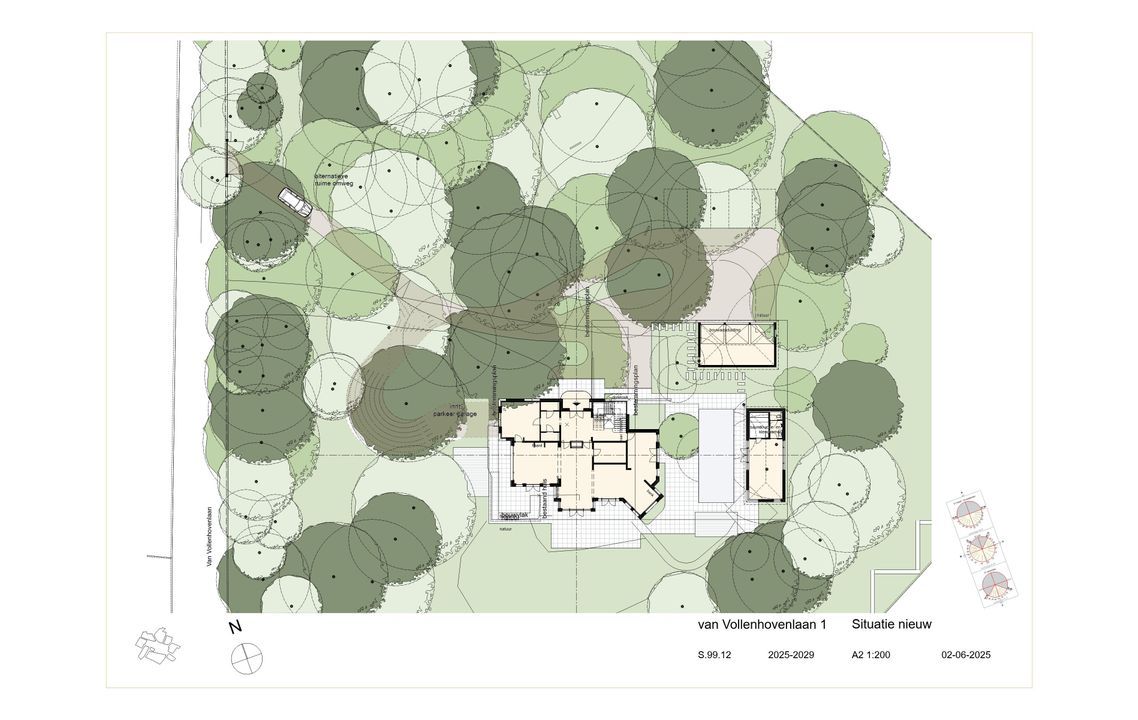 Van Vollenhovenlaan 1, Aerdenhout plattegrond-