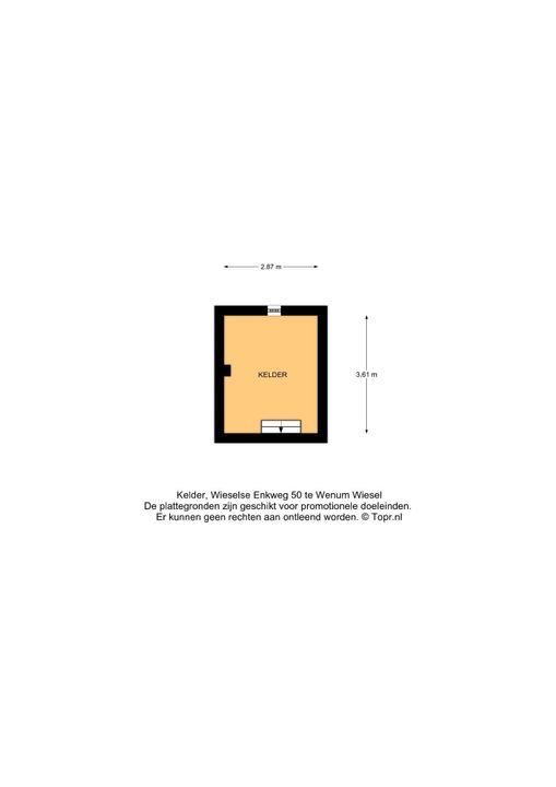 Wieselse Enkweg 50, Wenum Wiesel plattegrond-