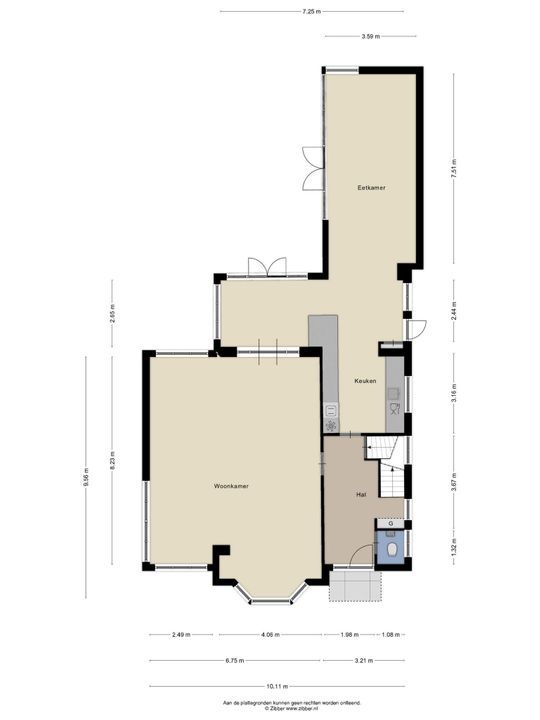 Oelerweg 118, Hengelo plattegrond-