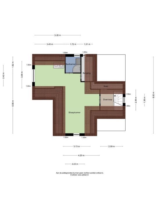 Oelerweg 118, Hengelo plattegrond-