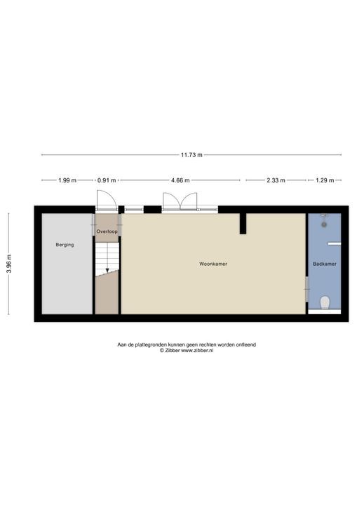 Weikamperweg 96, Hoenderloo plattegrond-