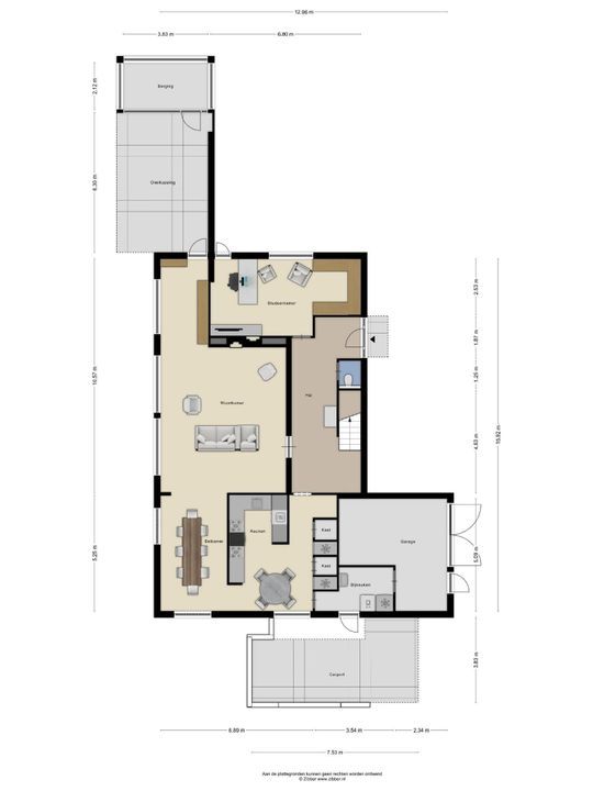 Singravenlaan 12, Enschede plattegrond-