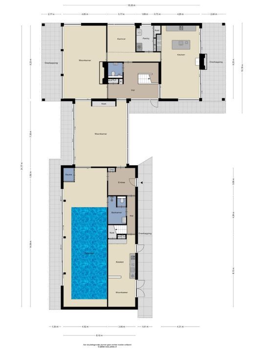 Rijksweg 11 b, Ambt Delden plattegrond-