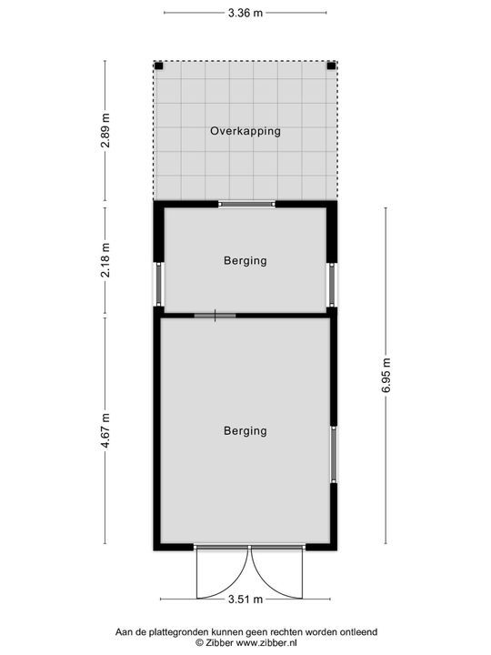 Rijksweg 11 b, Ambt Delden plattegrond-