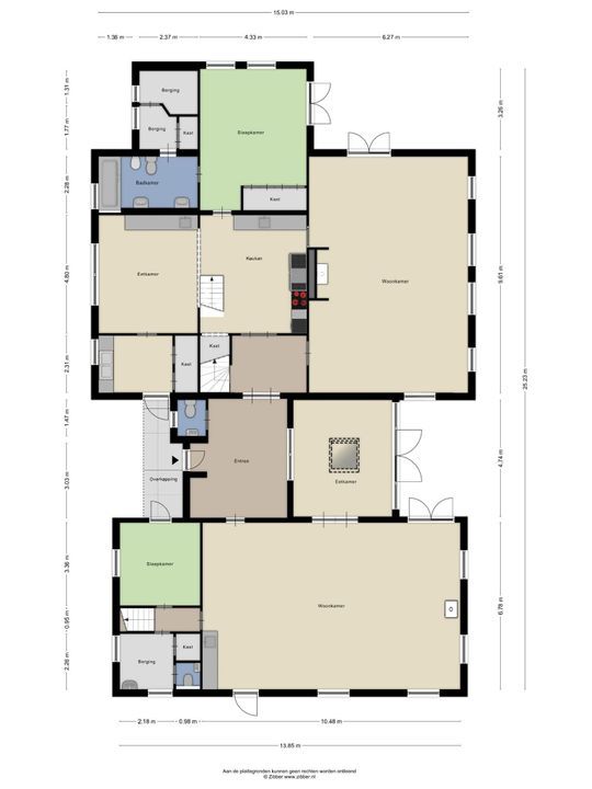 Zomervreugdweg 3, Vorden plattegrond-