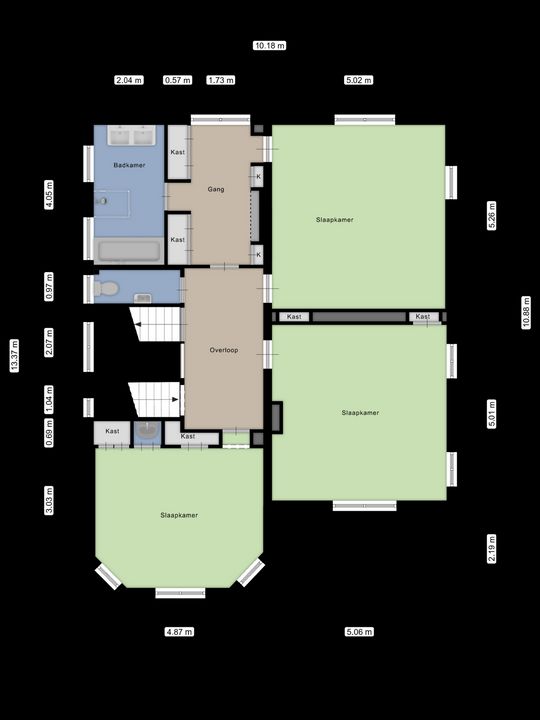 Generaal Van Heutszlaan 10, Apeldoorn plattegrond-