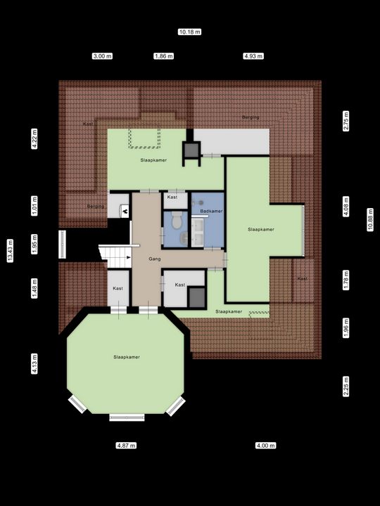 Generaal Van Heutszlaan 10, Apeldoorn plattegrond-