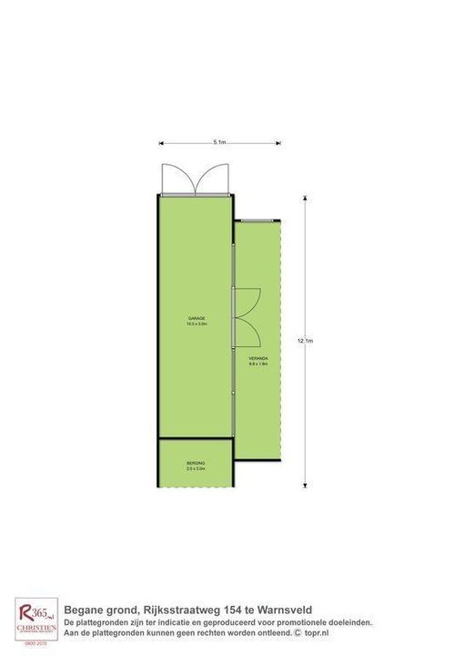 Rijksstraatweg 154, Warnsveld plattegrond-