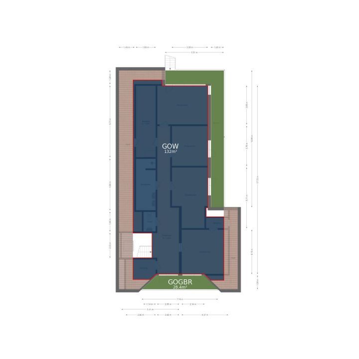 Drienerveldweg 130, Enschede plattegrond-
