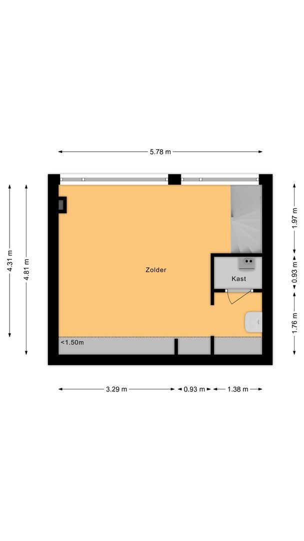 De Hooghkamer 11, Voorschoten plattegrond-3