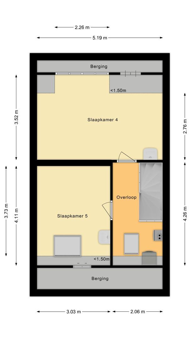 Zwaluwweg 101, Voorschoten plattegrond-3