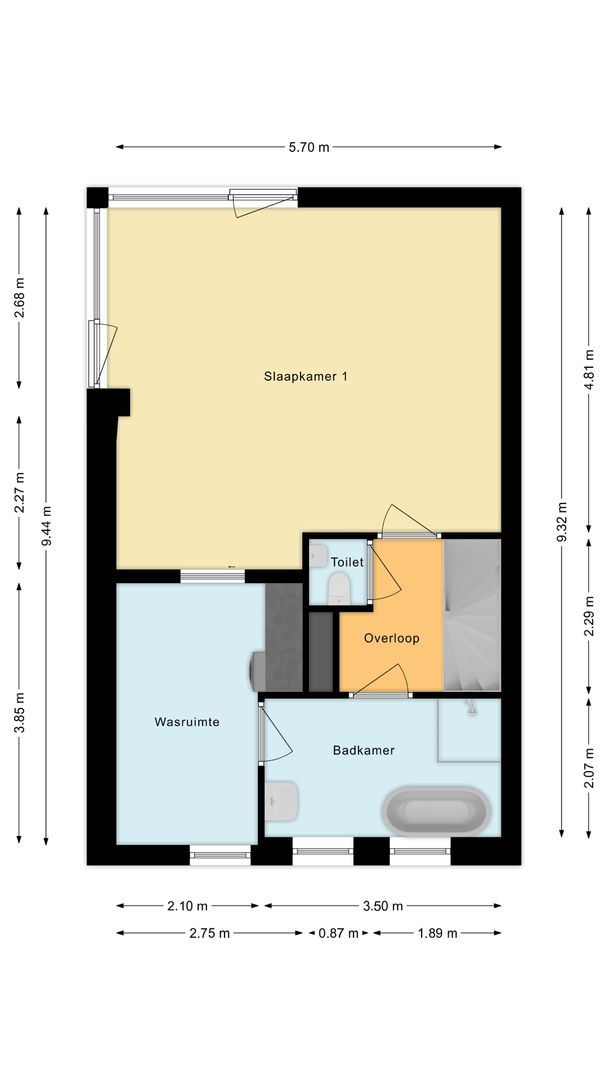 Ter Lips 105, Voorschoten plattegrond-2