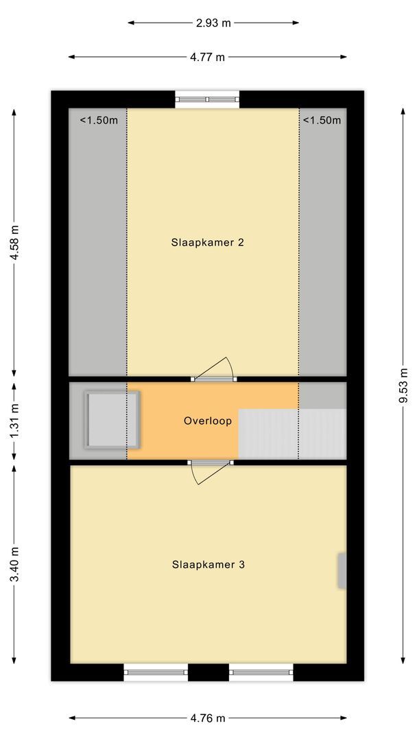 Leidseweg 62, Voorschoten plattegrond-1