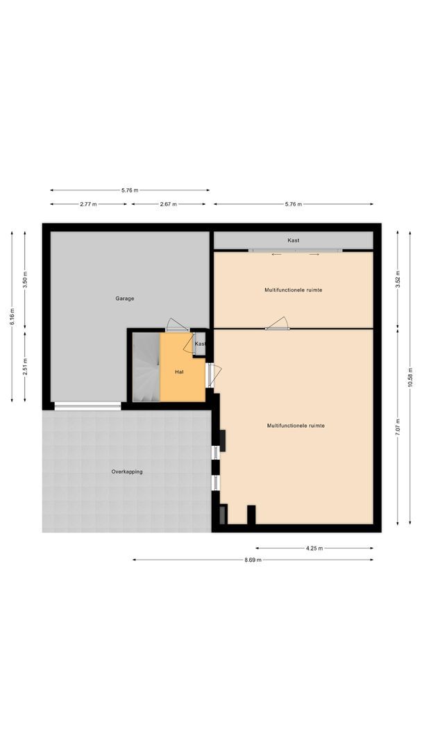 Hofvliet 109, Voorschoten plattegrond-3