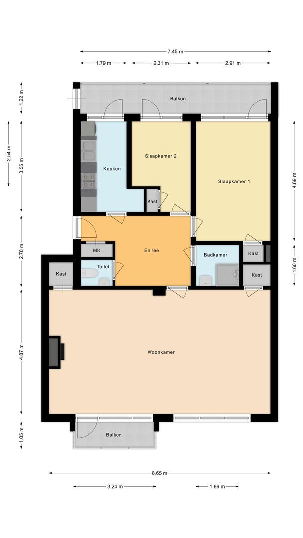 Theresiastraat 114, Den Haag plattegrond-0