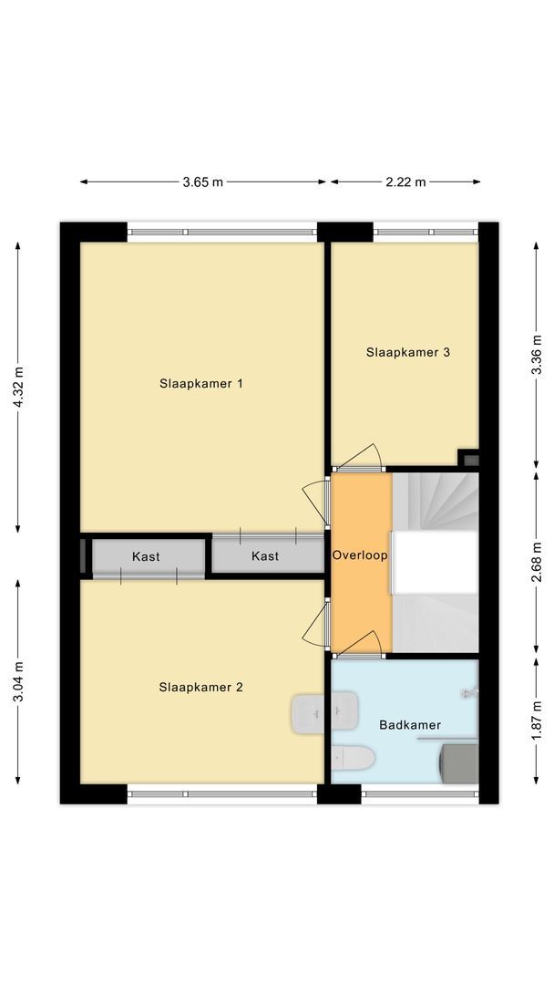 Baron Schimmelpenninck van der Oyelaan 30, Voorschoten plattegrond-1