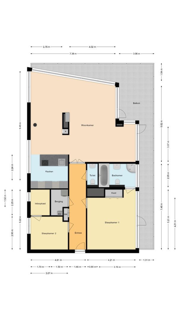 Hofvliet 73, Voorschoten plattegrond-0