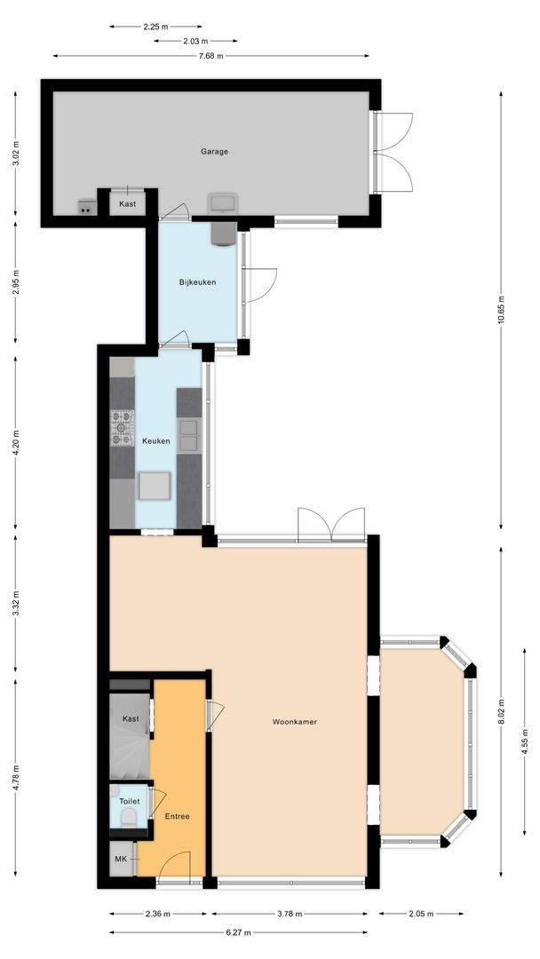 Franz Lisztlaan 11, Voorschoten plattegrond-0