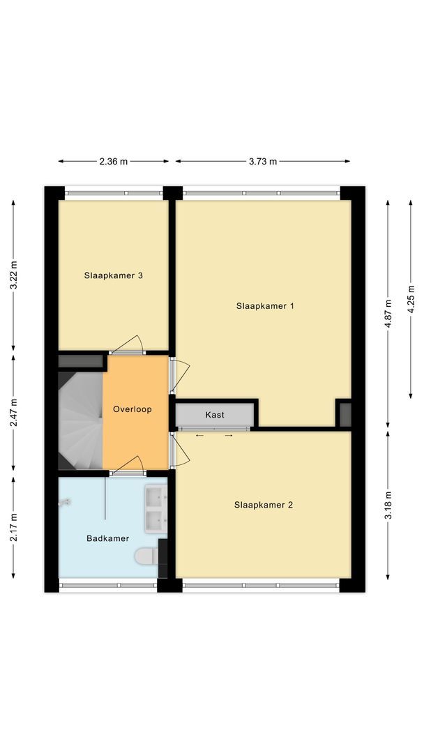 Franz Lisztlaan 11, Voorschoten plattegrond-1