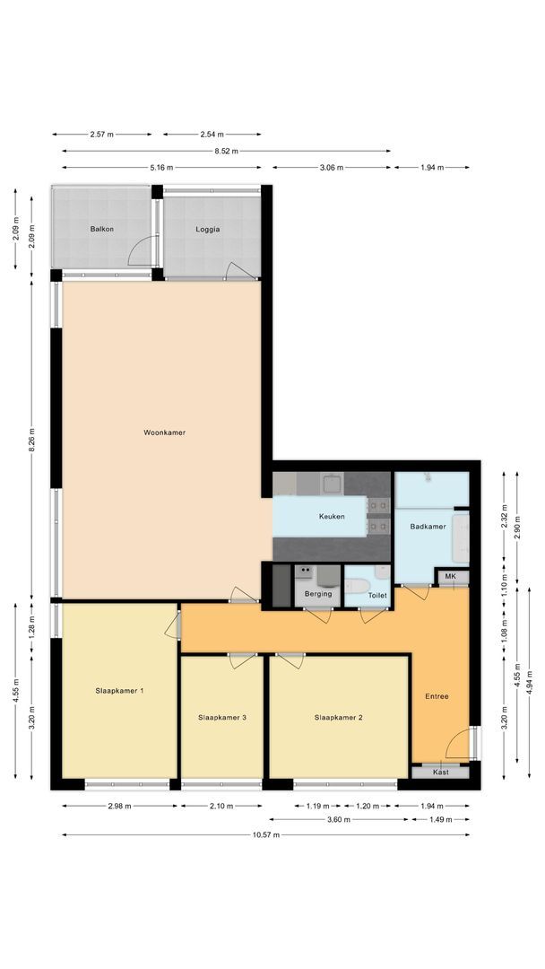 Lasserstraat 42, Leiden plattegrond-0