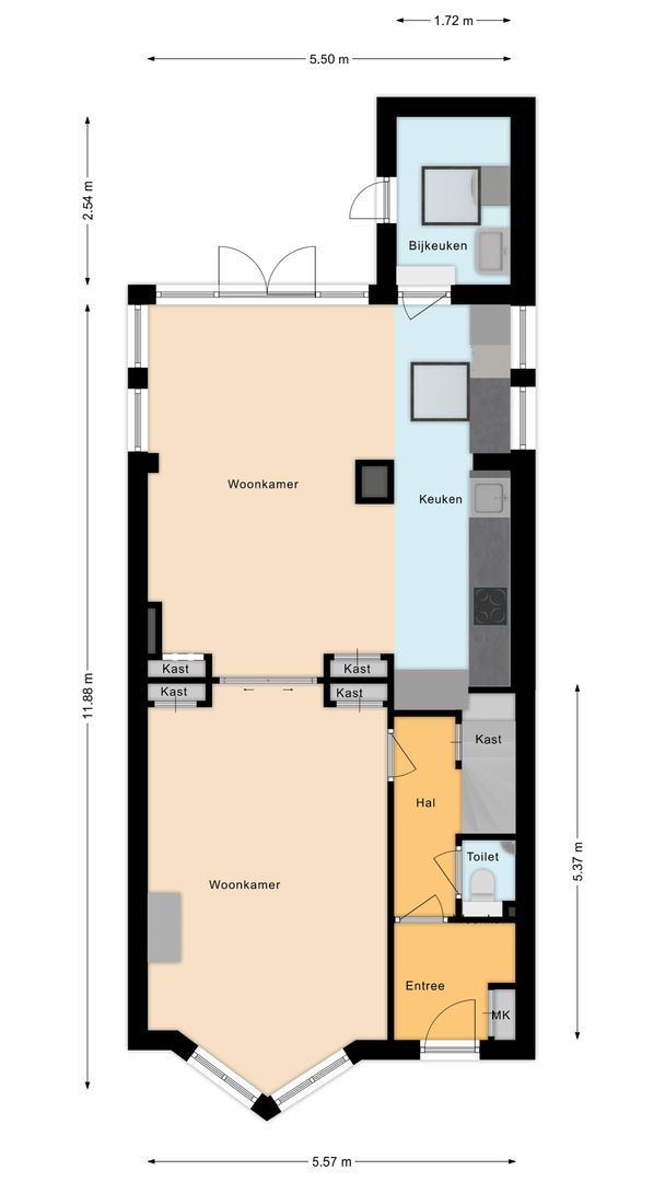 Wijngaardenlaan 50, Voorschoten plattegrond-0