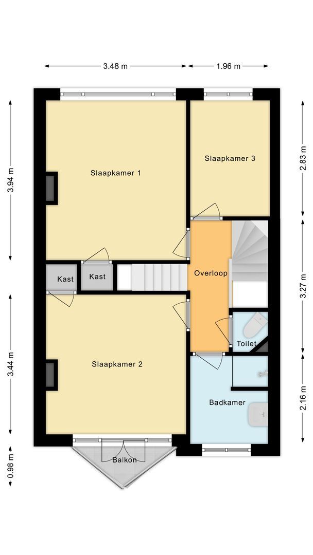 Wijngaardenlaan 50, Voorschoten plattegrond-2