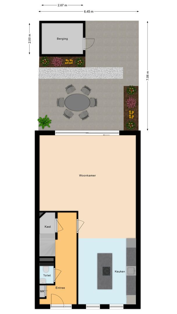 Willem Kloosstraat 98, Hazerswoude-Rijndijk plattegrond-2