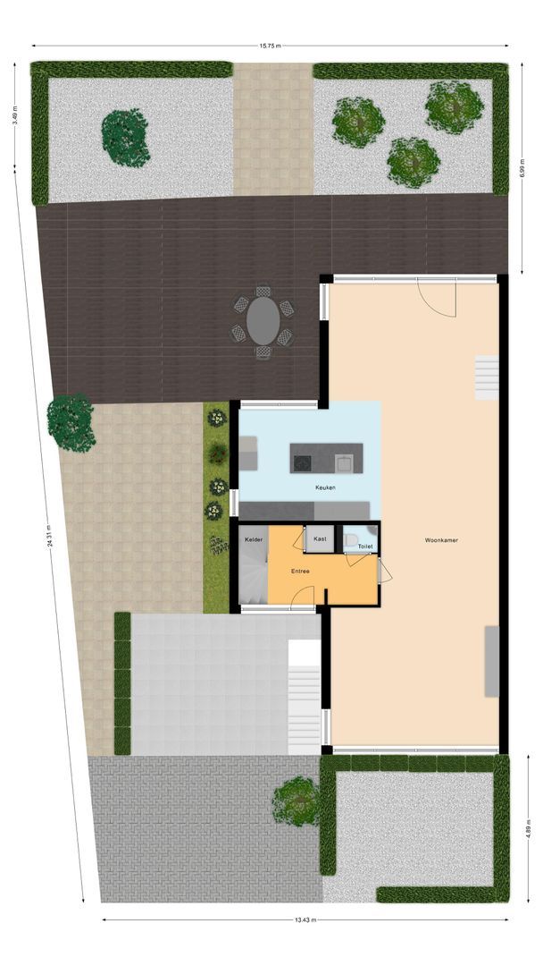 Hofvliet 109, Voorschoten plattegrond-2