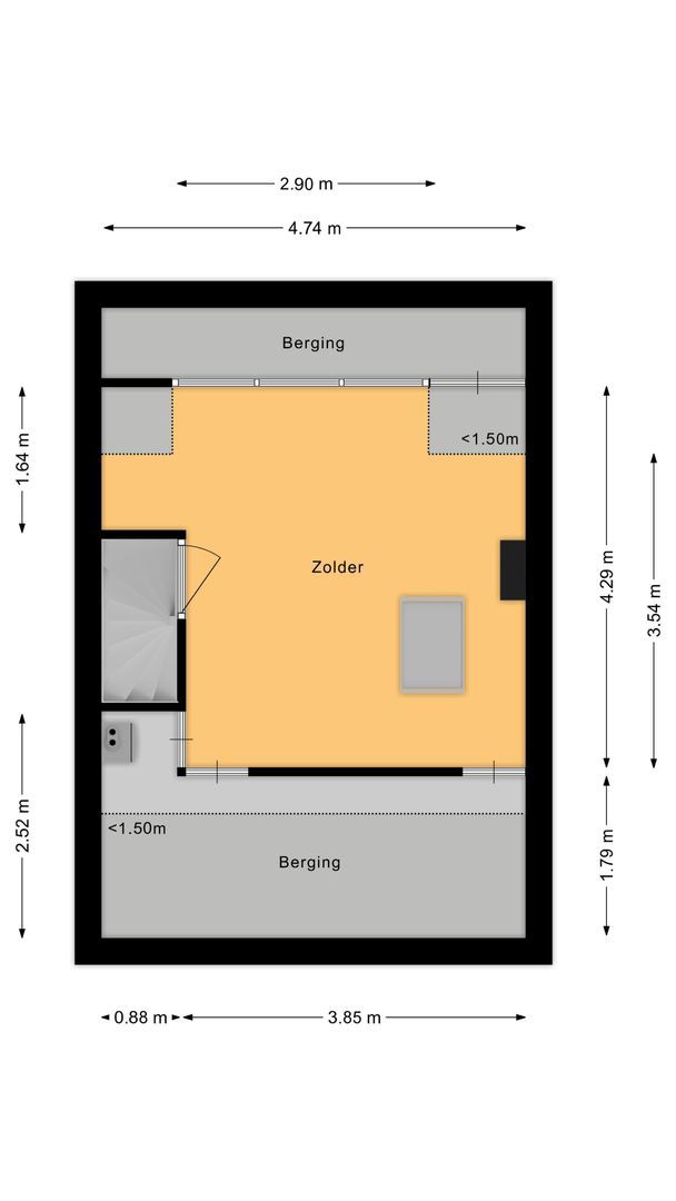 Oranjeboomstraat 6, Voorschoten plattegrond-3