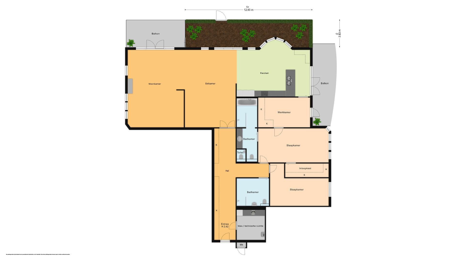 Aagje Dekenkade 81, Voorschoten plattegrond-1