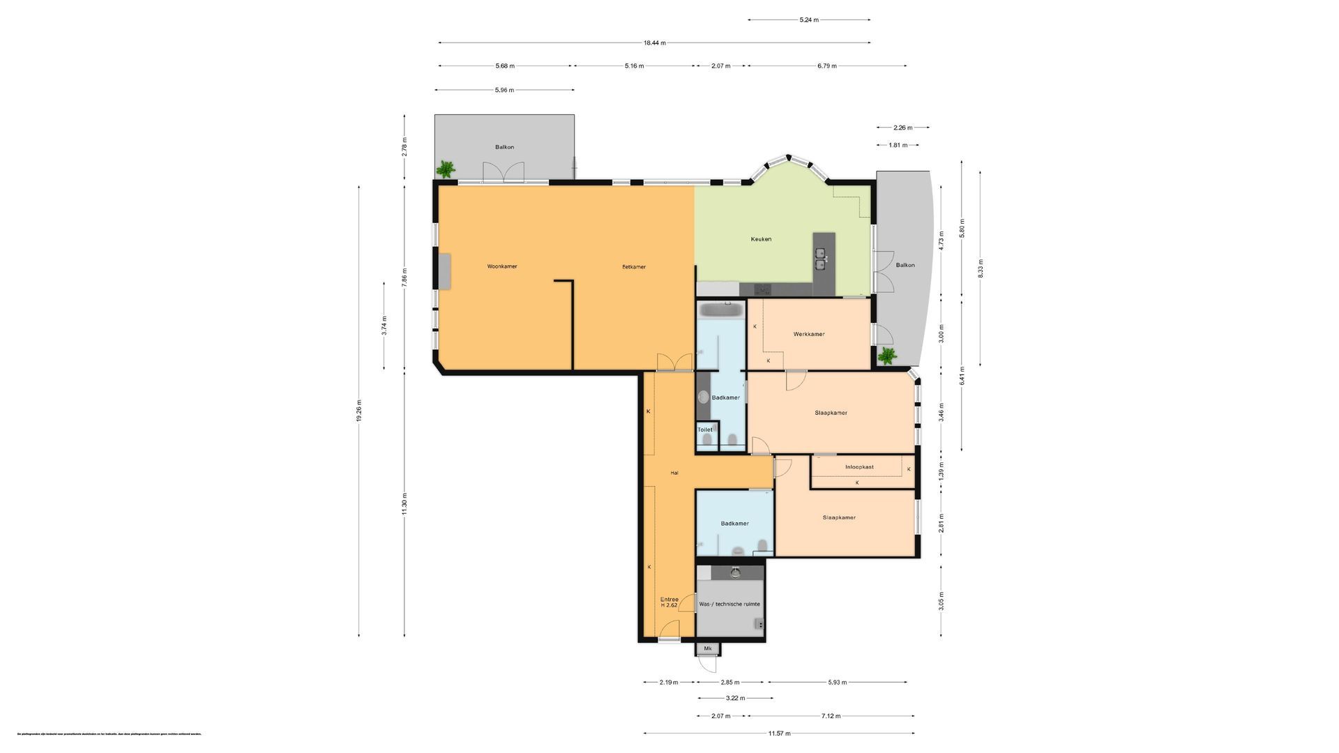 Aagje Dekenkade 81, Voorschoten plattegrond-0