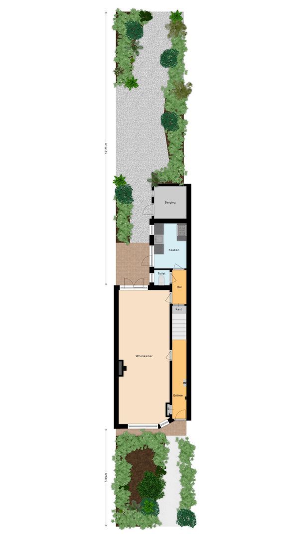 Leidseweg 429, Voorschoten plattegrond-0