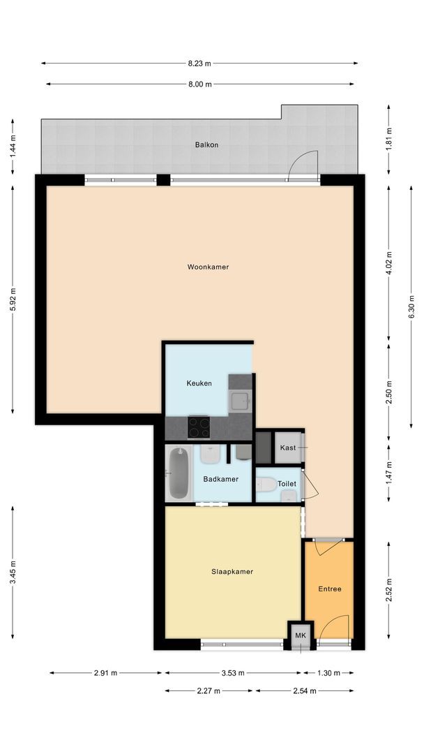 John F. Kennedyplantsoen 32, Voorschoten plattegrond-0