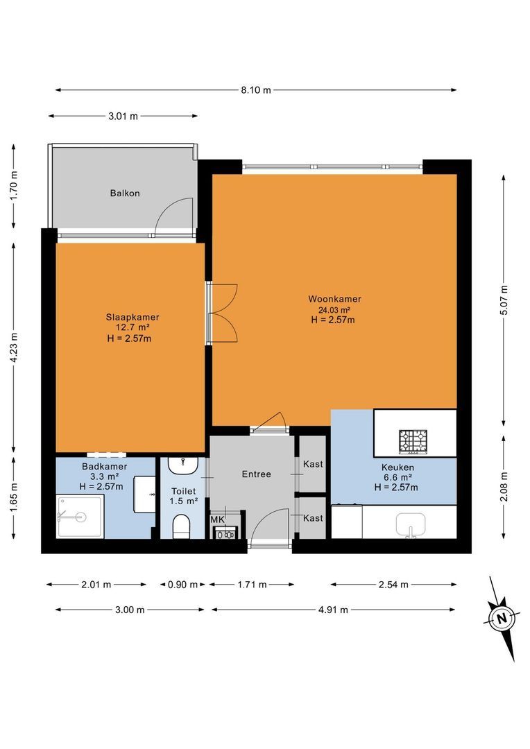 Klaverweide 134, Voorburg plattegrond-0