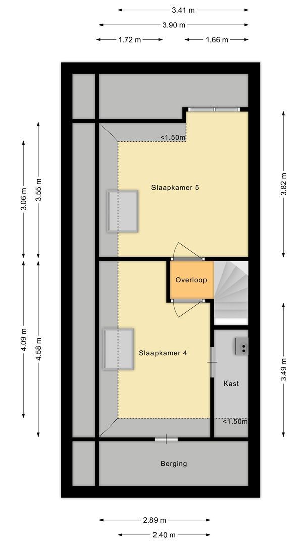 Middelgeestlaan 18, Voorschoten plattegrond-3