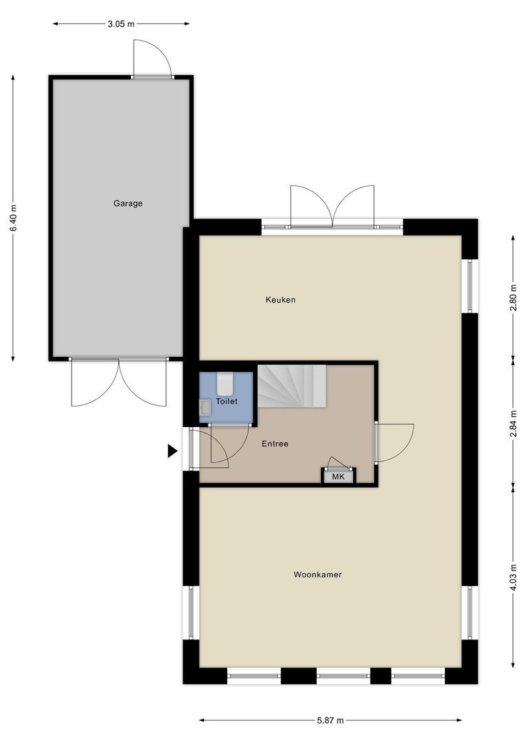 Vrijstaande woning 5, Hazerswoude-Dorp plattegrond-2