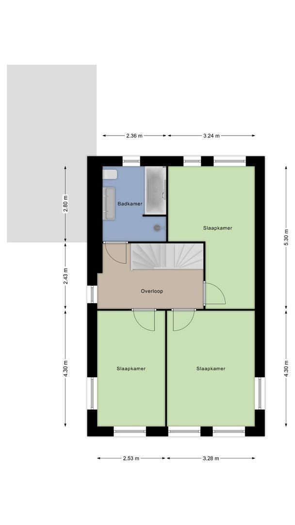 Vrijstaande woning 5, Hazerswoude-Dorp plattegrond-2