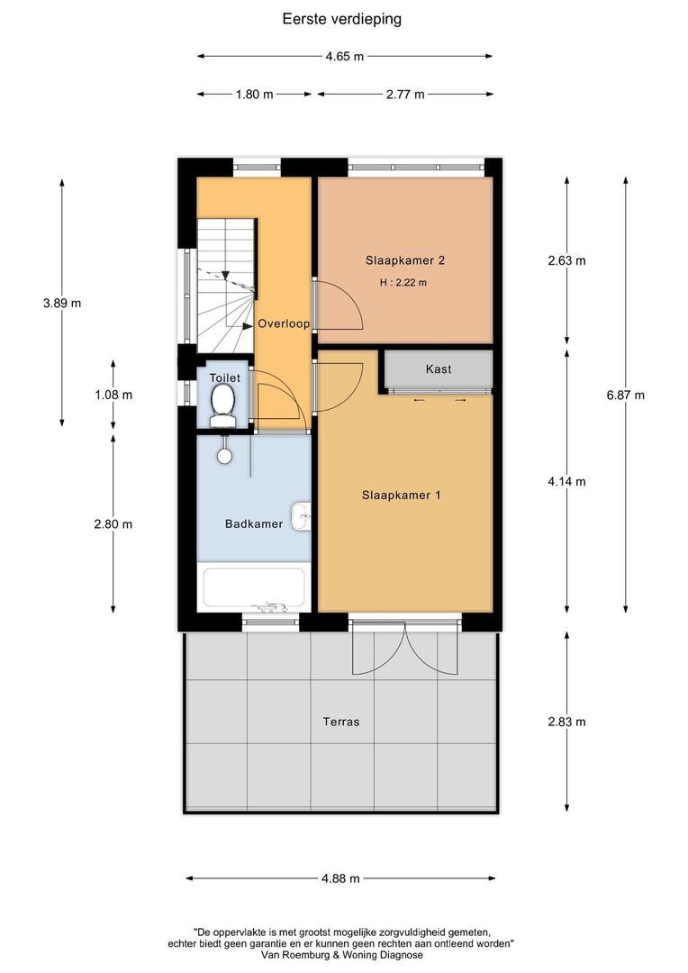 Ruisdaelstraat 13, Alphen Aan Den Rijn plattegrond-27