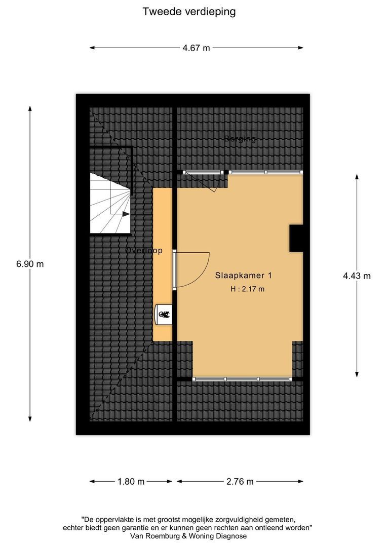 Ruisdaelstraat 13, Alphen Aan Den Rijn plattegrond-27
