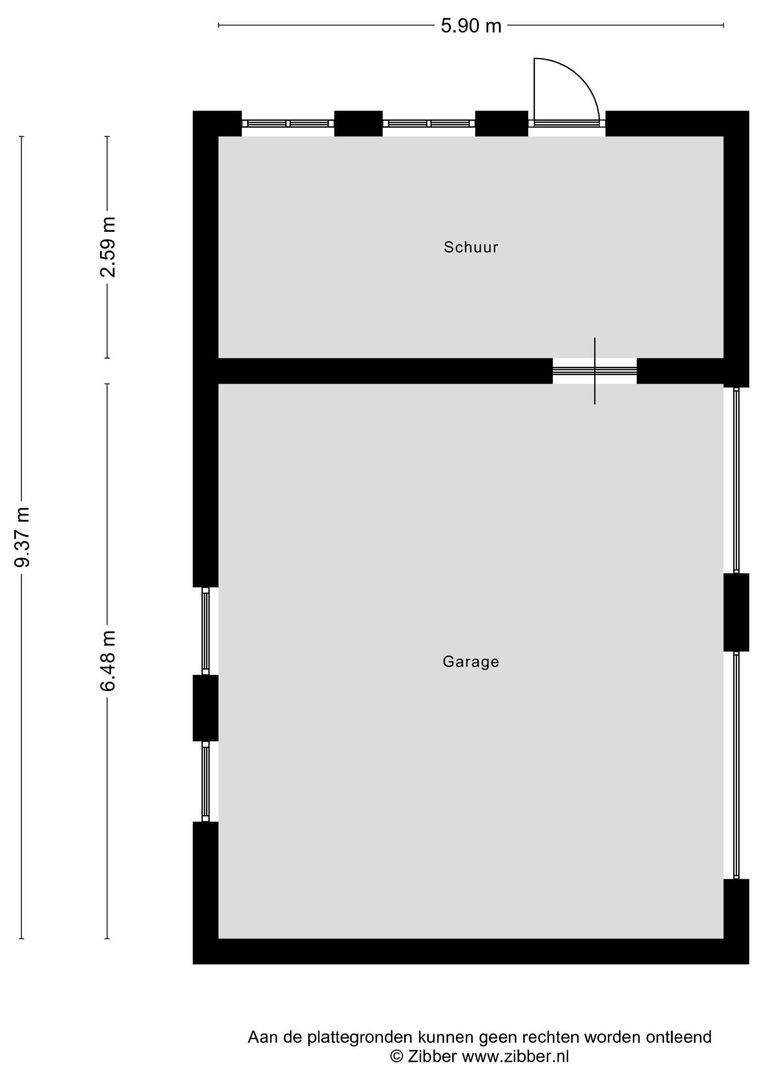 Kerkweg 56, Ter Aar plattegrond-33